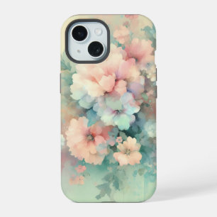 Coque iPhone 15 Roses Vintages Pastel