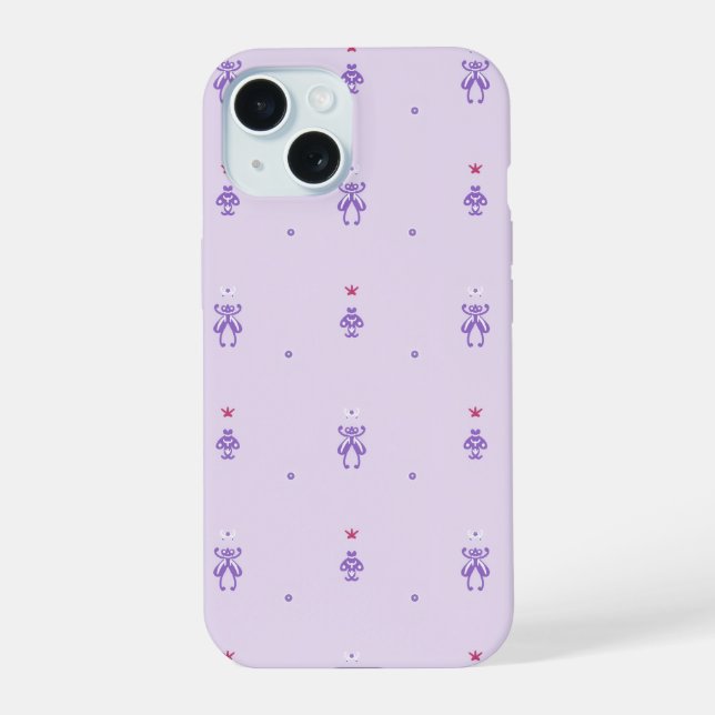 Coque iPhone 15 Runes de la Fée Lavande  (Verso)