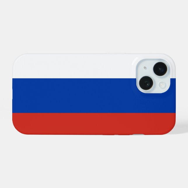 Coque iPhone 15 Russie (Verso Horizontal)