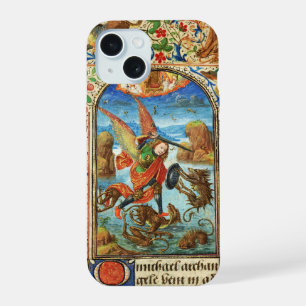 Coque iPhone 15 SAINT-MICHEL ARCHANGE ET DRAGON Miniature flamande