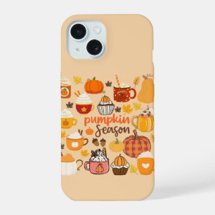 Coque iPhone 15 Saison de la citrouille épicée