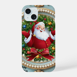 Coque iPhone 15 Santa Noël