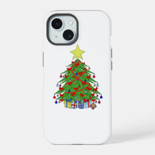 Coque iPhone 15 Sapin de Noël