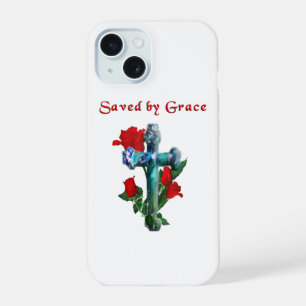 Coque iPhone 15 Saved by Grace