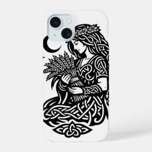 Coque iPhone 15 Sceau de la Vierge — Encre de zodiaque terrestre