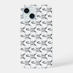 Coque iPhone 15 Scorpion noir motif de signe astrologique Scorpion