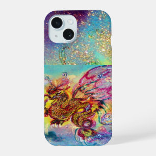 Coque iPhone 15 SEA DRAGON Aqua Imaginaire bleu