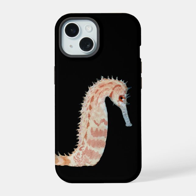 Coque iPhone 15 Seahorse (Verso)