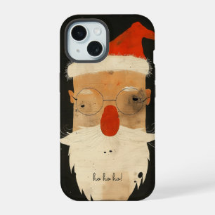 Coque iPhone 15 Shabby Père Noël