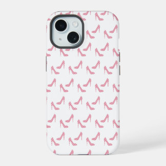 Coque iPhone 15 Si le soulier va Rose