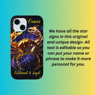 Coque iPhone 15 Signe astrologique Cancer