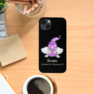 Coque iPhone 15 Signe astrologique Scorpion Gnome Ange