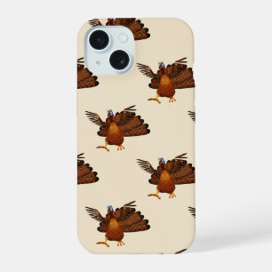 Coque iPhone 15 SlipperyJoe's Thanksgiving gobble de manière respo