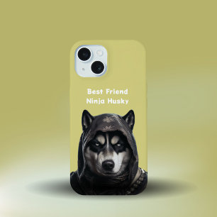 Coque iPhone 15 Slogan personnalisé coque iphone   Ninja Husky