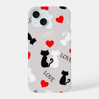Coque iPhone 15 Smartphone case with cats