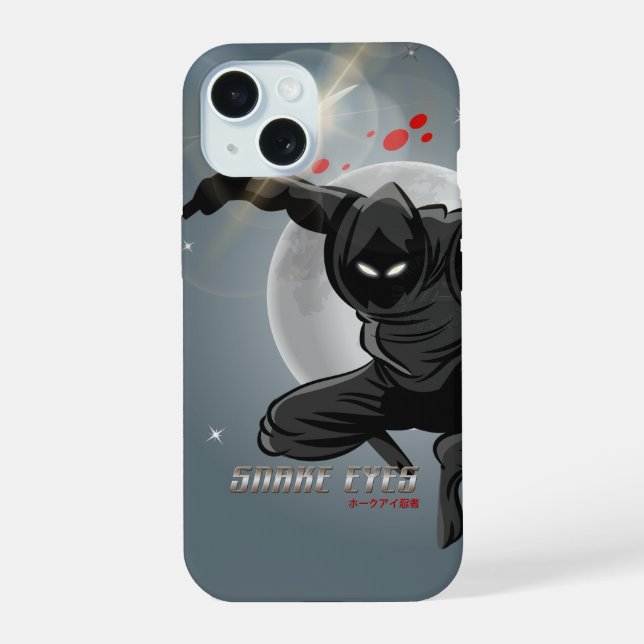Coque iPhone 15 Snake Eyes Ninja (2) | (Verso)
