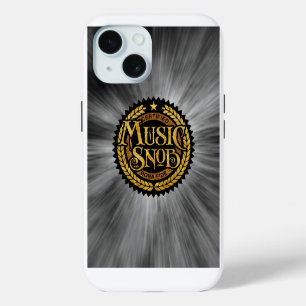Coque iPhone 15 Snob de musique - amateur de musique drôle