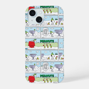 Coque iPhone 15 Snoopy et l'équipage Zamboni