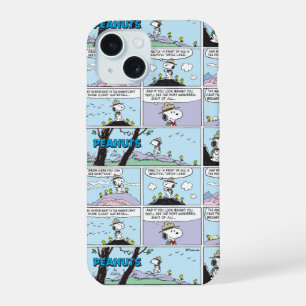 Coque iPhone 15 Snoopy & ses amis Randonnée