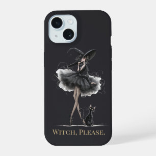 Coque iPhone 15 Sorcière, s'il vous plaît – Étui de téléphone sorc