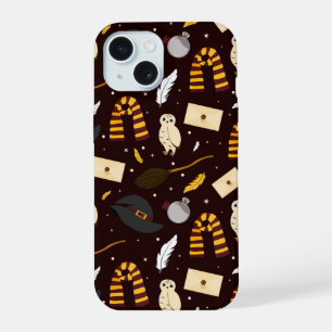 Coque iPhone 15 Sorcières, magiciens et motif magique