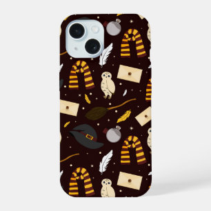 Coque iPhone 15 Sorcières, magiciens et motif magique
