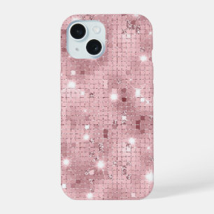 Coque iPhone 15 Sparkle Luxe Rose