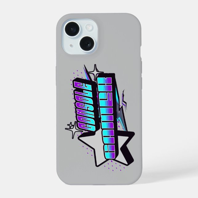 COQUE iPhone 15 STYLE Y2K DE CONSOLE GAMER (Verso)