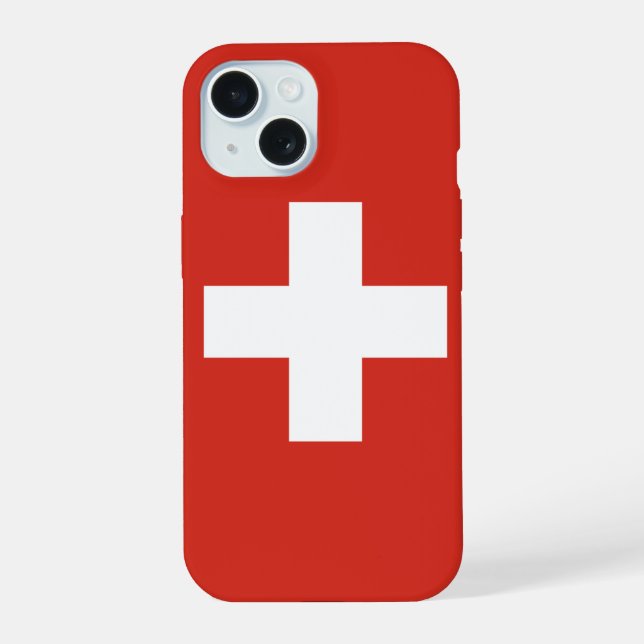 Coque iPhone 15 Suisse (Verso)