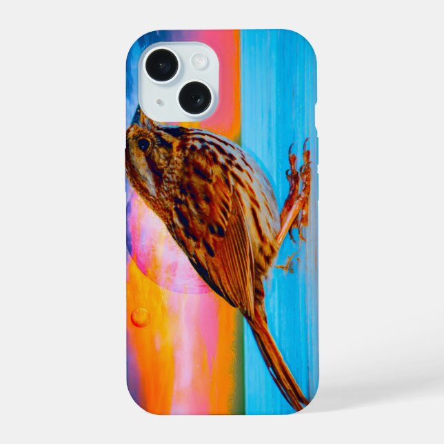 Coque iPhone 15 Sunset Melody (Verso)