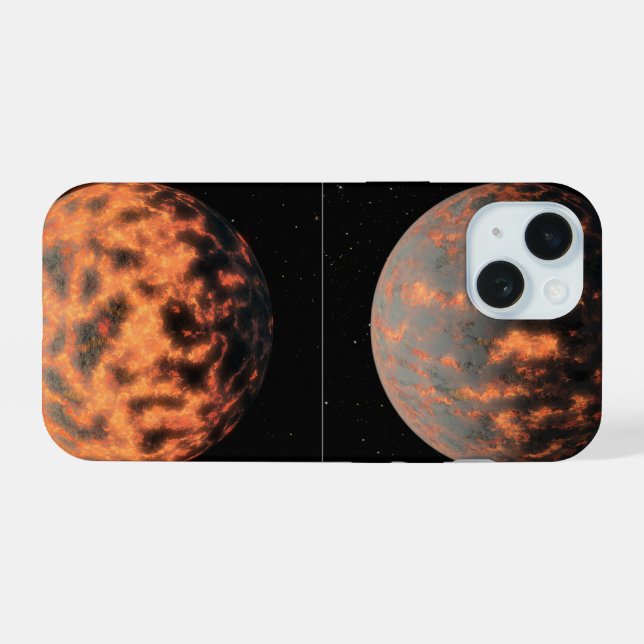 Coque iPhone 15 Super-Earth 55 Cancri E (Verso Horizontal)