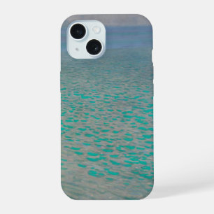 Coque iPhone 15 Sur le lac Attersee par Gustav Klimt, Beaux-Arts V
