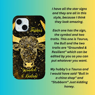 Coque iPhone 15 Symbole étoile de Taurus