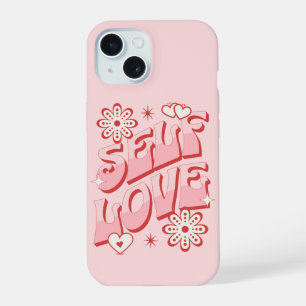 Coque iPhone 15 T-Shirt Rétro Amour de Soi