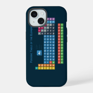 Coque iPhone 15 Tableau périodique des éléments 2