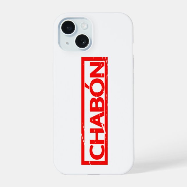 Coque iPhone 15 Tampon Chabón (Verso)