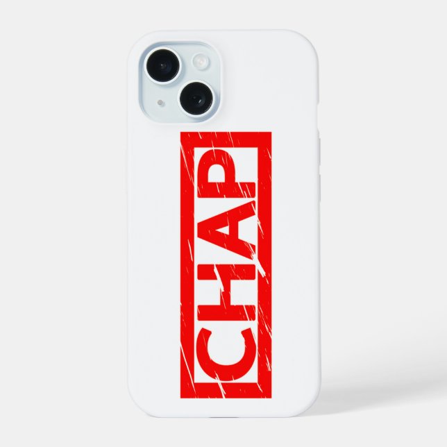 Coque iPhone 15 Tampon Chap (Verso)