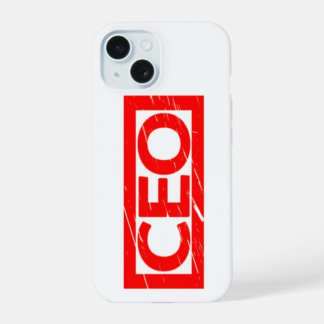 Coque iPhone 15 Tampon de PDG (Verso)