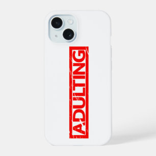 Coque iPhone 15 Tampon Devenir Adulte