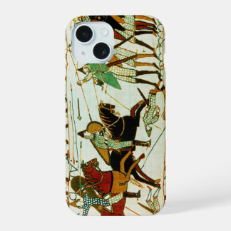 COQUE iPhone 15 TAPISSERIE BAYEUX, BATAILLE DE HASTINGS, CHEVALIER