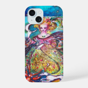 COQUE iPhone 15 TAROTS DES OMBRES PERDUES / LA DAME DE LA LUNE