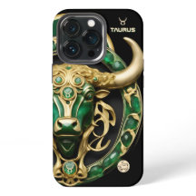 Taurus Bull, Emerald et Gold Personnalisé