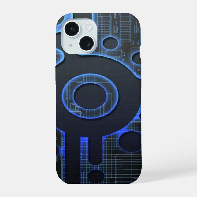 Coque iPhone 15 Technologies futures (Verso)