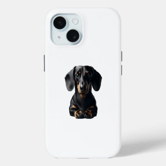 Coque iPhone 15 Teckel