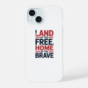 Coque iPhone 15 Terre de la Liberté Chemise USA Maison des Brave