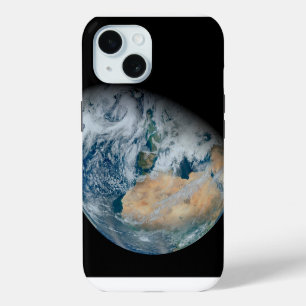 Coque iPhone 15 Terre montrant l'Afrique du Nord et le sud-ouest d