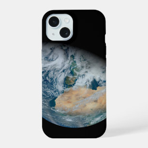 Coque iPhone 15 Terre Montrant L'Afrique Du Nord Et L'Europe Du Su