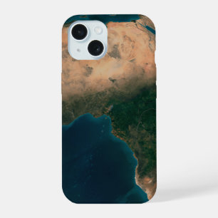 Coque iPhone 15 Terre Pleine De L'Espace Au-Dessus Du Continent Af
