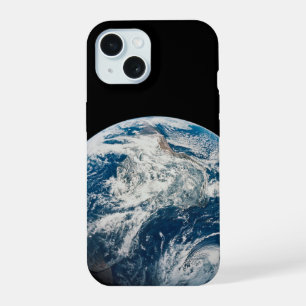 Coque iPhone 15 Terre Tirée De L'Aollo 8 Spacecraft.