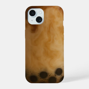 Coque iPhone 15 Thé au lait Boba drôle